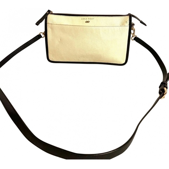 Cole Haan Cream and Black Crossbody Bag - Picture 1 of 7